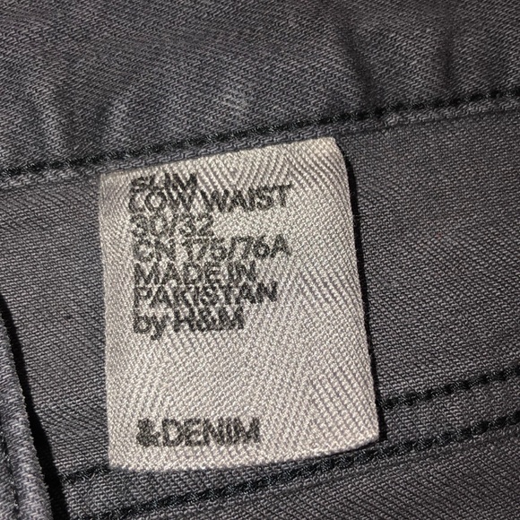 Slim waist grey jeans - Picture 4 of 4